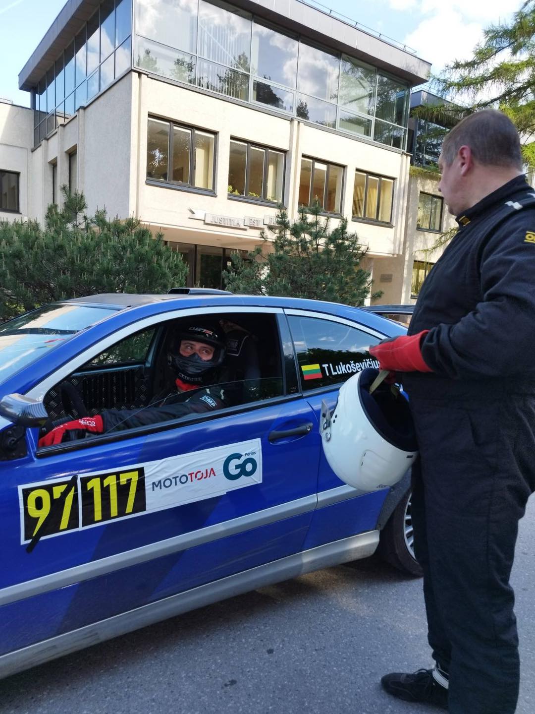 Street Race Stage 1.  Two racers of the club participated in event.